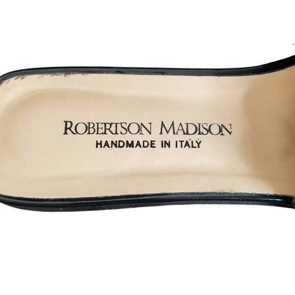 Robertson Madison Handcrafted Fringe Chrissie Slide Sandal Corda Nero Size 10/US - Picture 5 of 12